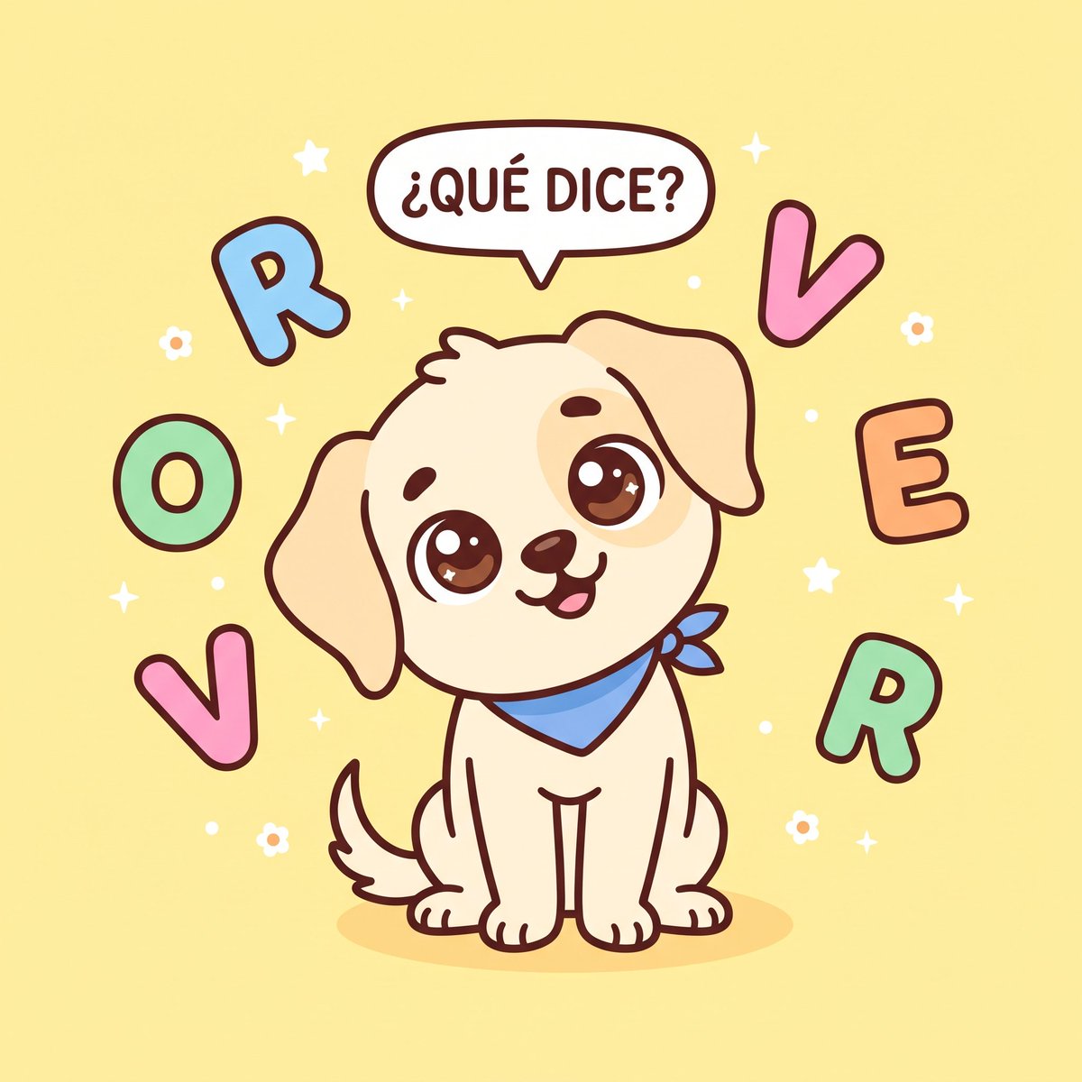 invictorgs3's tweet photo. 🔄 ROVER es anagrama de otra palabra que significa 'perro'. ¿Cual? 🐕 Pista: los perros tambien son companeros. https://t.co/9SMXDaiUUF