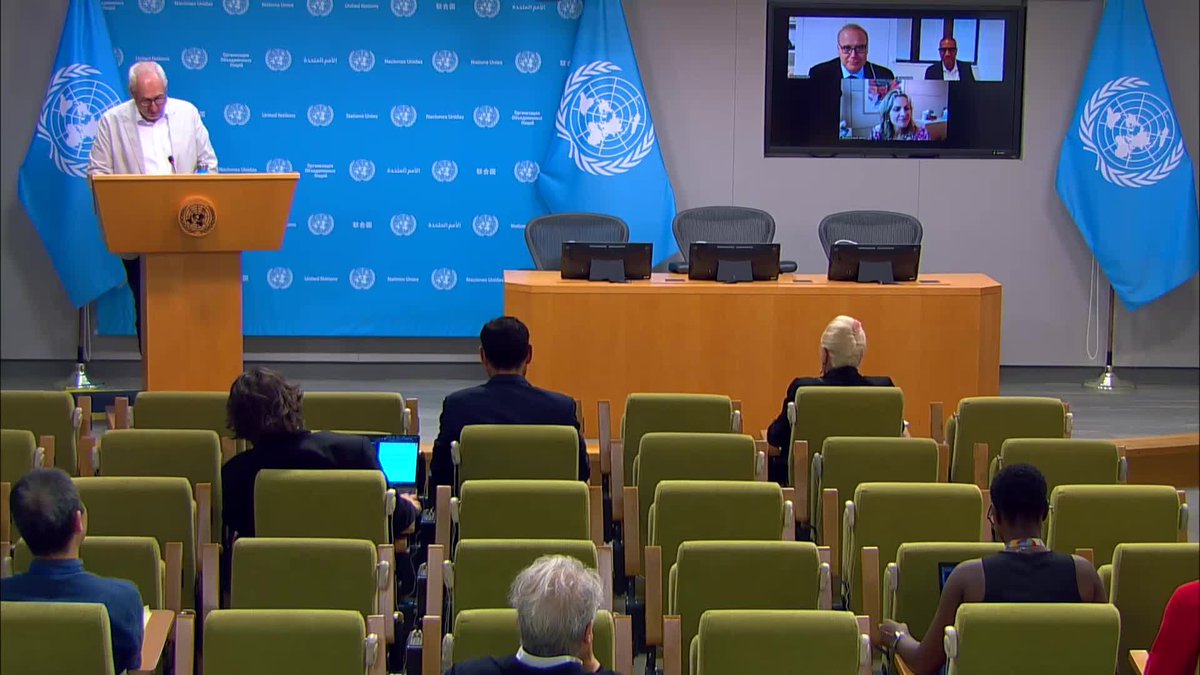 UNWebTV's tweet photo. ���� “7.8 percent of the global population was undernourished in 2025, equivalent to 645 million people.”

A reduction of 40m between 2024 and 2025, and 43m compared with the 2022 peak. But numbers remain approximately 50m higher than in 2015, when the SDGs were adopted. https://t.co/d2t5d86XAG
