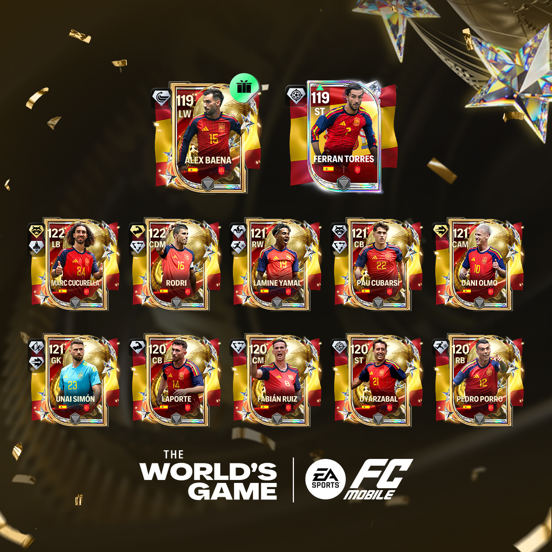 EASFCMOBILE's tweet photo. Masterclass delivered. The Champions have arrived. 🏆🔥

The final week of The World's Game launches this Thursday.

Log in at reset to claim your 119 OVR Player Item in The World's Game chapter. https://t.co/mmwzcKl4o8