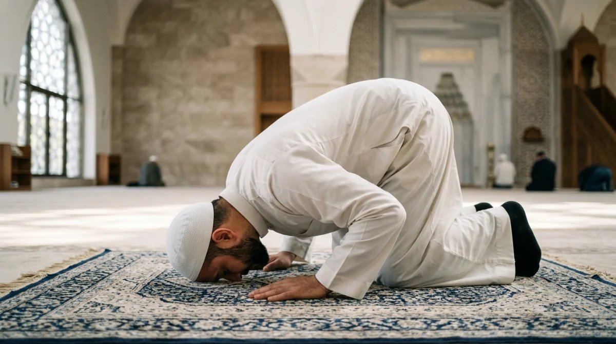 OrpheeDuNeoulf's tweet photo. #Thread 🧶 : les origines des gestes de la prière musulmane

Dans l'islam, la prière est codifiée par des gestes et des postures comme la prosternation.

Petit thread où l'on retrace l'origine et la signification de ces gestuelles. ⬇️