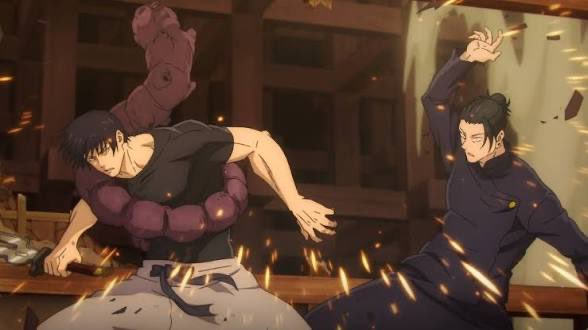 Zzol_dyck's tweet photo. Toji’s plan to defeat Gojo:

-Exhaust him
-Ambush him 
-Equip the inverted spear of heaven 
-Land multiple lethal attacks 

Toji’s plan to defeat Geto: 

-Don’t beat him up too much 
-Offer life advise after https://t.co/ICXurgbhqA