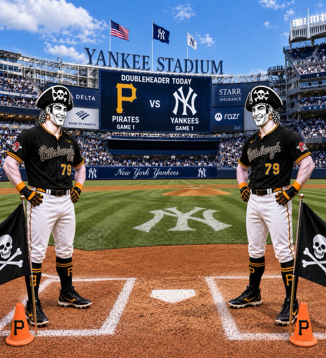 TheBuccosFan's tweet photo. #LetsGoBucs #LetsGoBucs 
#BeatTheYanks #BeatTheYanks
#JollyRogerReady 🏴‍☠️
#JollyRogerReady 🏴‍☠️
#ConeReady #ConeReady
#Doubleheader ⚾️⚾️ #GameOne ☝️
#SeasonGameOneHundredAndTwo https://t.co/ppYbSsMHhd