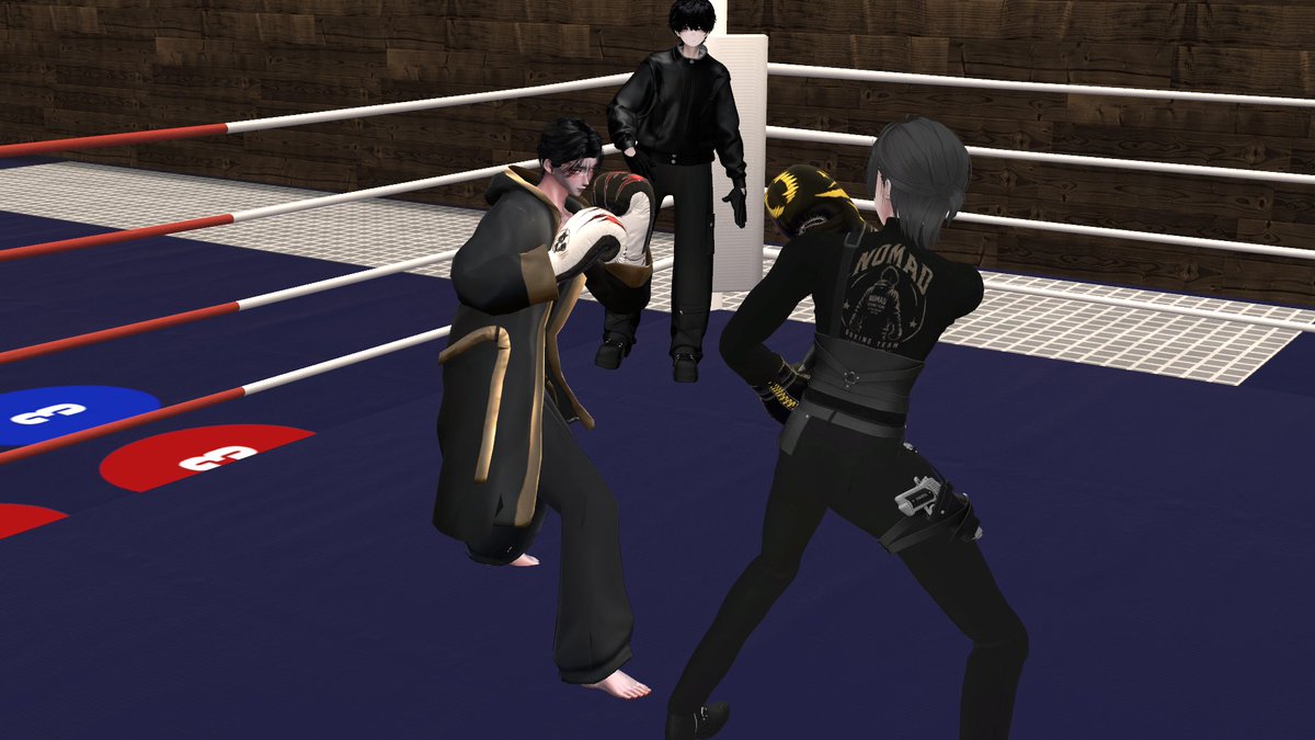 Neko_boxing's tweet photo. 2026. 07. 22 NOMAD TEAM AND NEKOPUNCH 
交流会、楽しかったです！みんなで僕を叩いたら痛いですよ〜🥲
勘弁してください〜！😭

NOMADさんとは、これからもっともっと仲良くなっていくことになりました！

#NekoPunch #NOMADVRC_BOX #vrcboxing #vrchat https://t.co/WQWU5BAi9c