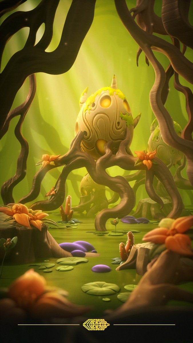 OthersideMeta's tweet photo. Environment Spotlight #1: Bog

Kicking off a weekly series through all 29 Otherside environments. Starting with the most common one in the whole 100k set.

Don't let "common" fool you. Bog is foundational. This is the swamp everything else grew out of. 🧵 https://t.co/RDFqvKUVab