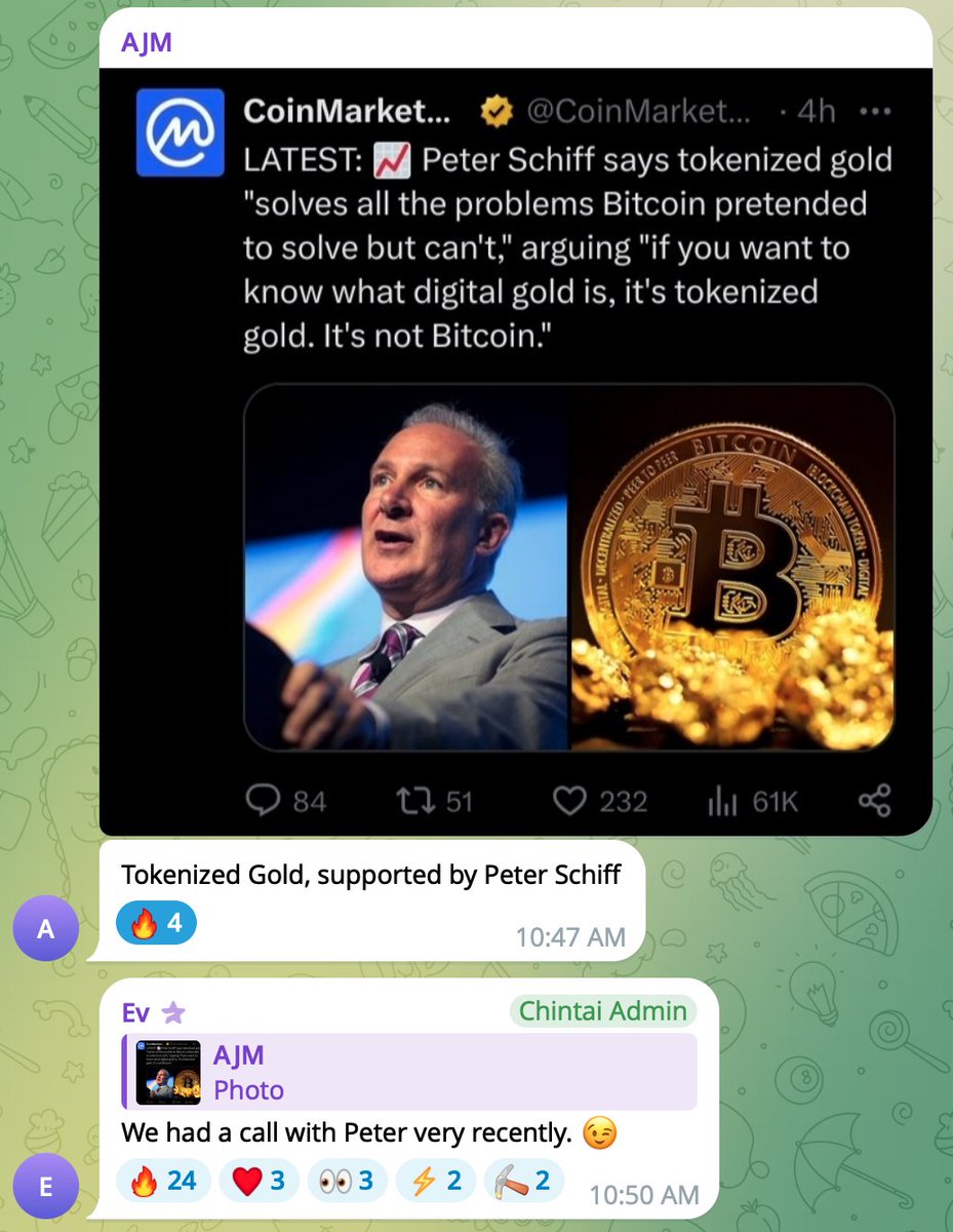 SonicAgamemnon's tweet photo. "We had a call with Peter very recently"

More proof RWA convergence continues at the quick step as noted by @evanvshepard1 today

https://t.co/46hIh3KKJh https://t.co/mT2ix10whI