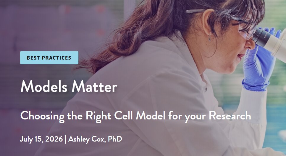 officialatcc's tweet photo. Learn about the most widely used cell model types, their advantages and limitations, and how to choose the best fit for your research goals in our latest blog post:
https://t.co/w6P0GuHilX https://t.co/9zCVOfmDiT
