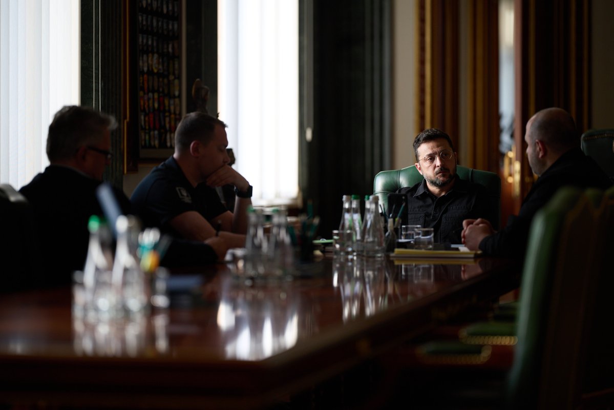 ZelenskyyUa's tweet photo. I just spoke with President Trump's envoys Steve Witkoff @SEPeaceMissions and Jared Kushner @jaredkushner. It was a good, important conversation on how to reinvigorate diplomacy and bring peace closer. Peace is needed – peace with dignity, and Ukraine has long been ready for it. Our teams keep staying in close contact, including to follow up on everything we have discussed. I thank Steve and Jared for their personal efforts to advance peace. We are grateful to President Trump and the American people for their unwavering support.