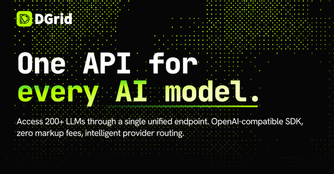 BjKayode's tweet photo. Have you check in today?

@dgrid_ai have raised $5M in seed funding with backing from IoTeX, &amp; others

$DGAI TGE is getting closer🪂

Get started: 
🔗 https://t.co/XSHDjFdy6l
☑️ Compare AI model responses, earn points, &amp; stay active while it's still early

https://t.co/Nh6IEXz3fy https://t.co/4IqHPiHPwv