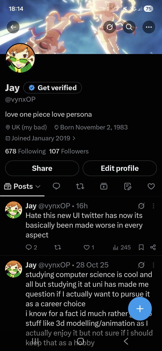 vynxOP's tweet photo. @SlideOnThisCock Mostly recognisable here and the video one pmo cuz why do we have the progress bar UNDER the buttons
Also cant pause gifs 
Bad ui https://t.co/i00bxasYkE