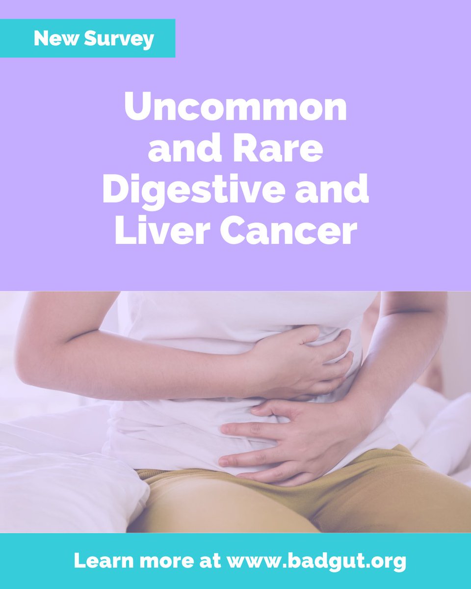GISociety's tweet photo. 📢 Your Voice Matters – Help Advance Research on Uncommon Cancers!

Have you or a loved one been affected by one of the #cancer types listed below?
· stomach
· gastric esophageal junction (GEJ)
· esophageal
· liver
· bile duct
· gallbladder
· anal/rectal

👉 Take the #survey here: https://t.co/jsIC5VTCJg

Please share this with anyone you know with one of these cancer types. Every response helps make a difference! 💛