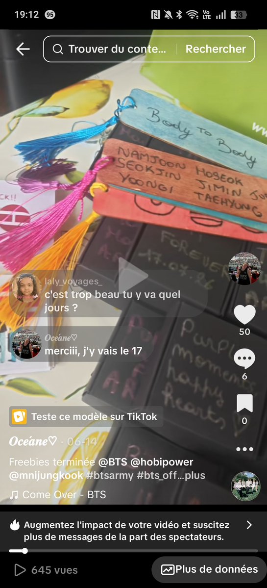 oceane2910's tweet photo. Si quelqu'un a eu ces freebies au concert de @bts_bighit le 17 juillet au stade de France, dites le moi svp :((
#BTS_ARIRANG_TOUR_PARIS #freebies https://t.co/WEOcVoOwKp