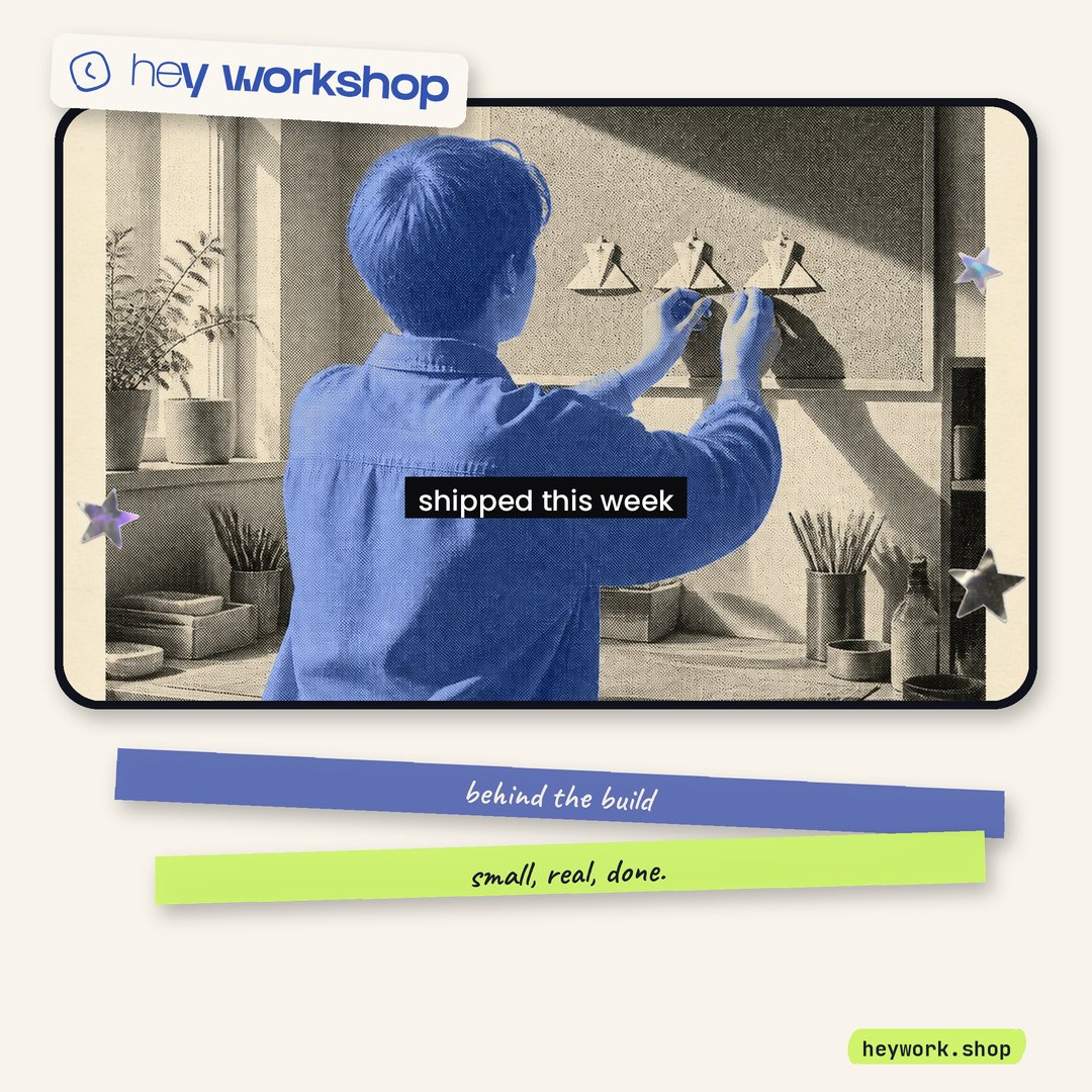 HeyWorkShop tweet picture