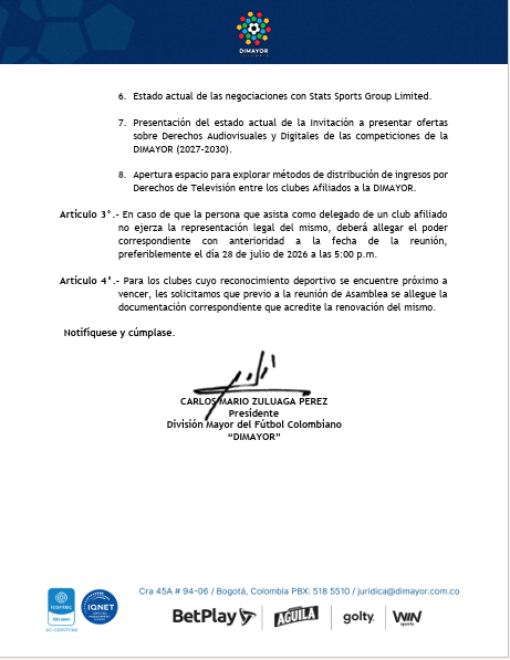 PinoCalad's tweet photo. La Dimayor se ve obligada a llamar a asamblea extraordinaria ante las movidas de Jesurún y la rebelión de los grandes... En serio, los espero a las 7 en #HistoriasSecretas (compren palomitas) https://t.co/ckl3REJ458