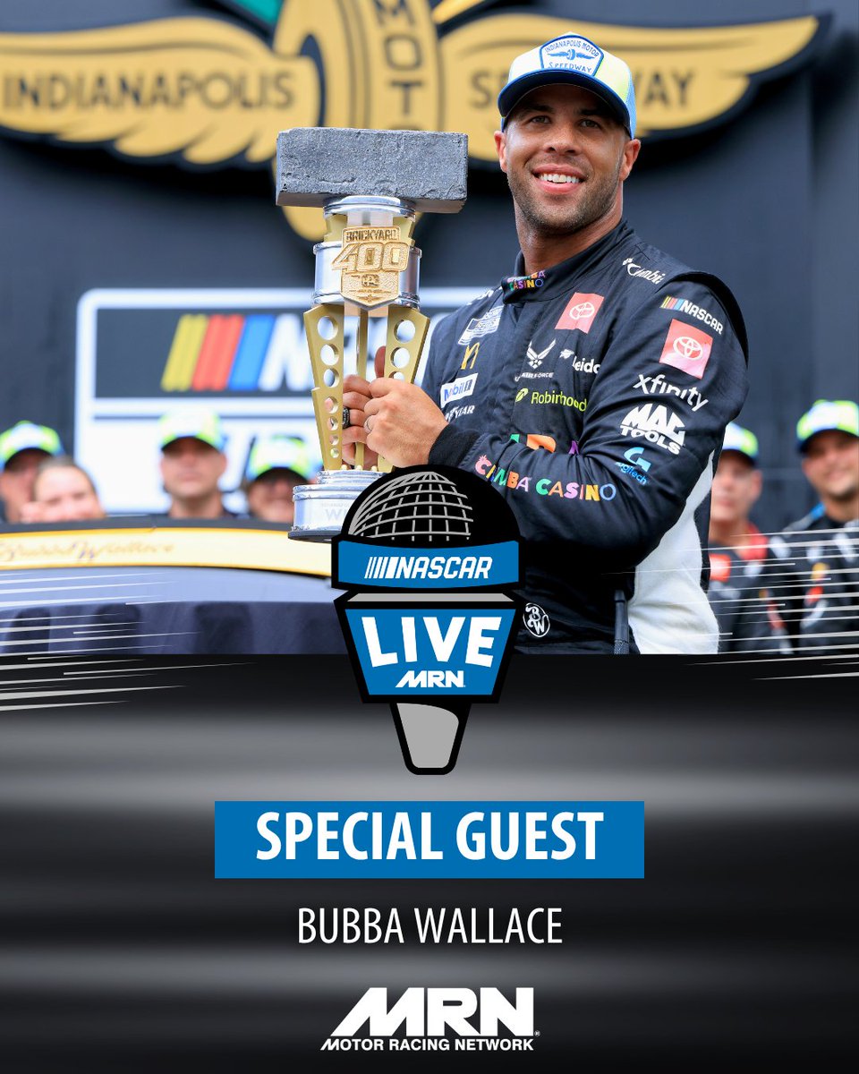 WBUT1050's tweet photo. 📻: https://t.co/4BGhRaBucF
🎙️ Here’s what's on tap:
➡️ @TheMikeBagley goes 1-on-1 with @BubbaWallace.
➡️ An in-depth Brickyard 400 preview.
➡️ Ron Hornaday and Jack Sprague relive the infamous “white glove incident” from IRP.
#AskMRN | #NASCAR https://t.co/hqJYcVDUt7