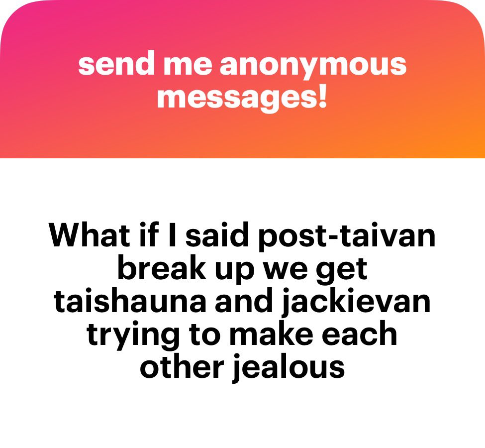 NewYJPrompts's tweet photo. #CarJack fake dating to make their exes jealous

 if you haven’t already read this wip it’s so good I’m hoping it gets an update soon! #TaiVan #JackieShauna

https://t.co/YxmxrQu5AD https://t.co/dYSFnDMssE