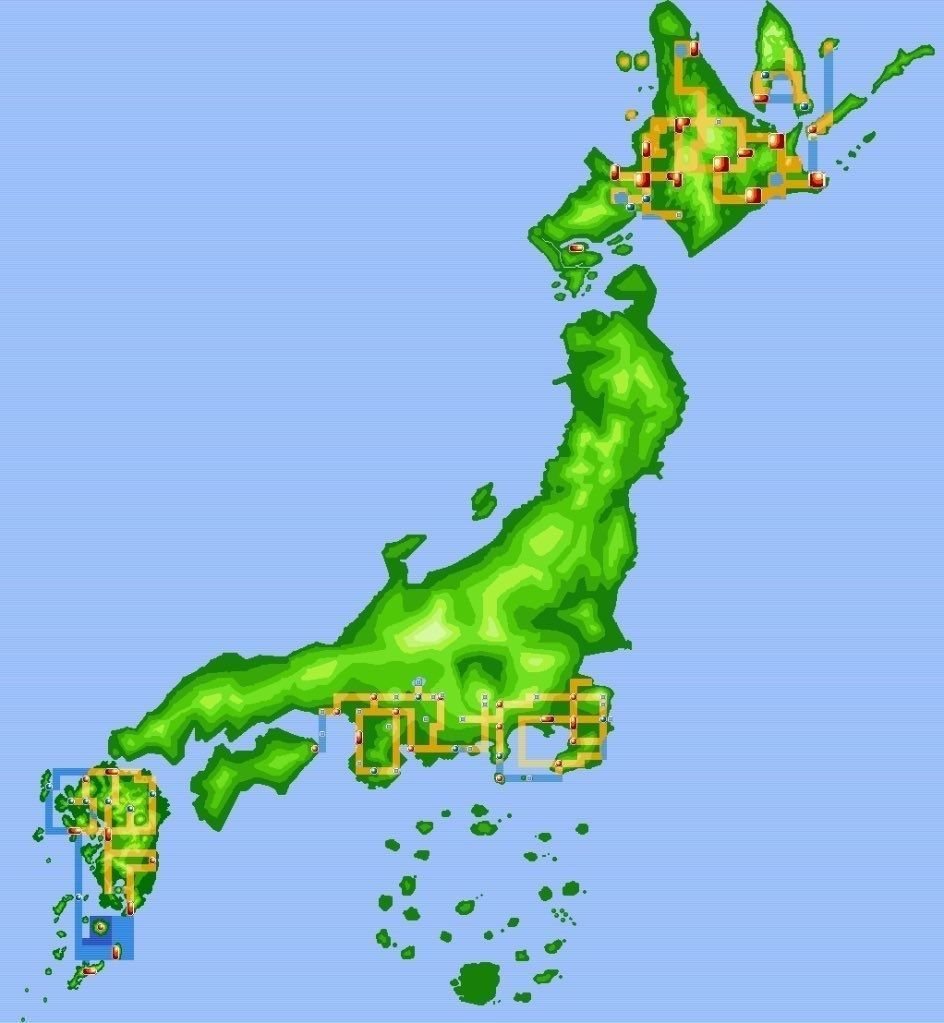 Zero3Drop's tweet photo. Regiones #Pokémon basadas en el país de Japón. https://t.co/xgWv7OusCY