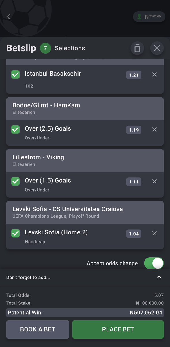 MrBeeSZN10's tweet photo. ✅ Bet9ja Multi Correct Score 

6 ODDS 🙏

1st Frame ⏩️ 5L5MXQ9 5L5N7C6

2nd Frame ⏩️ 5L57CQC 5L57F56

#Bet9jaCode https://t.co/vHhgYApMvw