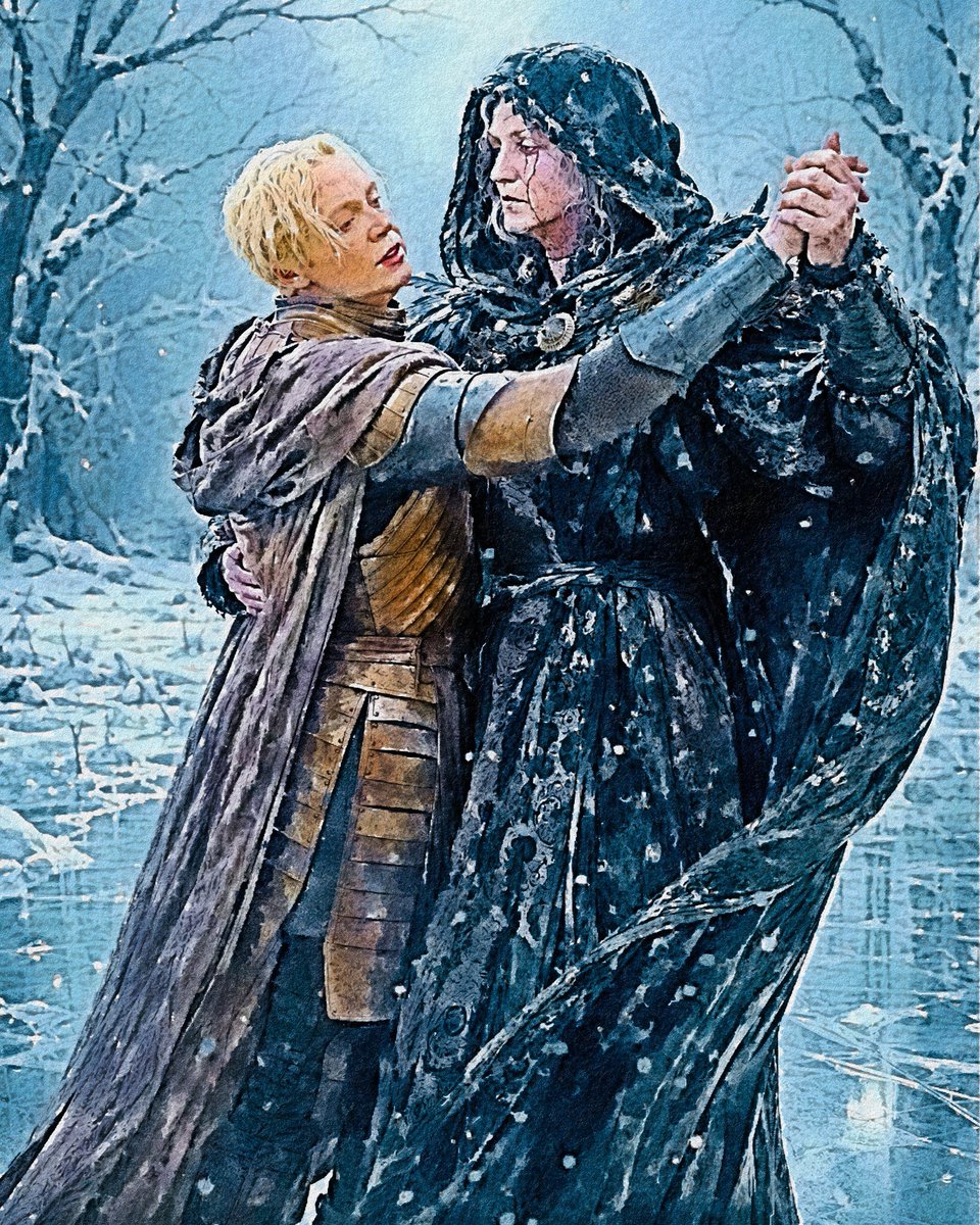 senalligaze's tweet photo. Brienne and Lady Stoneheart dancing after the promise is fulfilled
#brienneweek26 #asoiaf https://t.co/zQ3Gu2TqAM