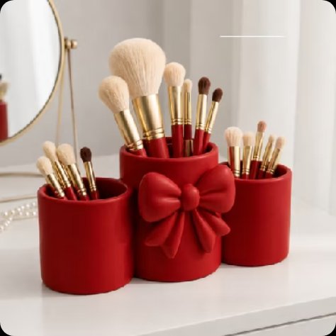 luadashoppee's tweet photo. Dê uma olhada em Organizador de Maquiagem Multiuso Laço para Cosm��ticos Pincéis e Acessórios de Beleza por R$23,69. Compre na Shopee agora! https://t.co/ytR9SGVTVf https://t.co/AOAYnzEobW