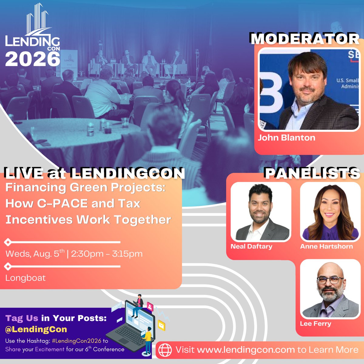 LendingCon_'s tweet photo. 🌴 #LendingCon2026 is less than TWO WEEKS away; and we've got more exciting events to announce!

🔗 Spots are going fast, so register today at: https://t.co/6vx2NolnUk

#HospitalityConference #GreenDevelopment #GreenProjects https://t.co/bJHryBDPkD