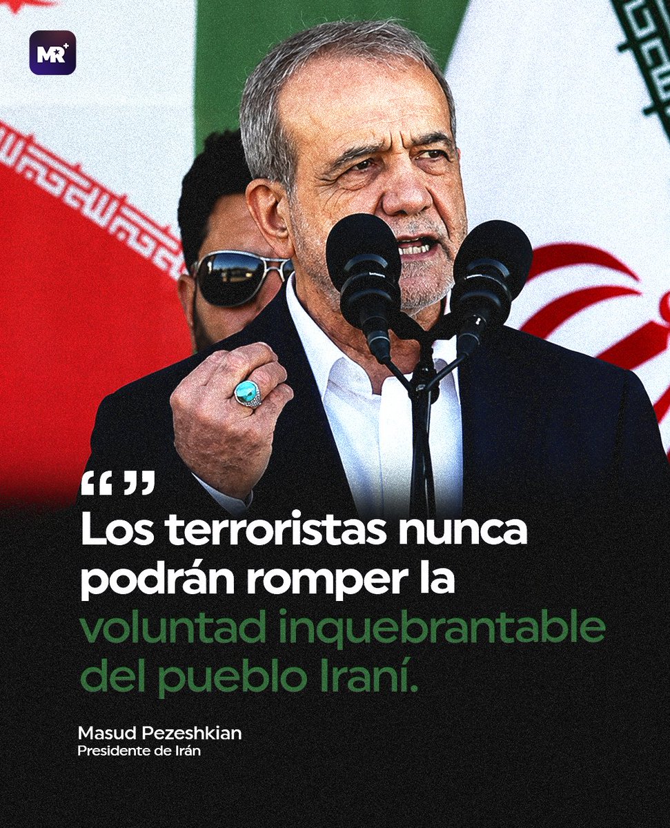 RManifiesto's tweet photo. El presidente Masud Pezeshkian reafirma que Irán no cederá sus derechos en las negociaciones y destaca que la unidad nacional ha permitido enfrentar las presiones externas con firmeza.
#Irán #Soberanía #UnidadNacional #Diplomacia #Paz #Resistencia #Geopolítica https://t.co/2MHnwcvm0A