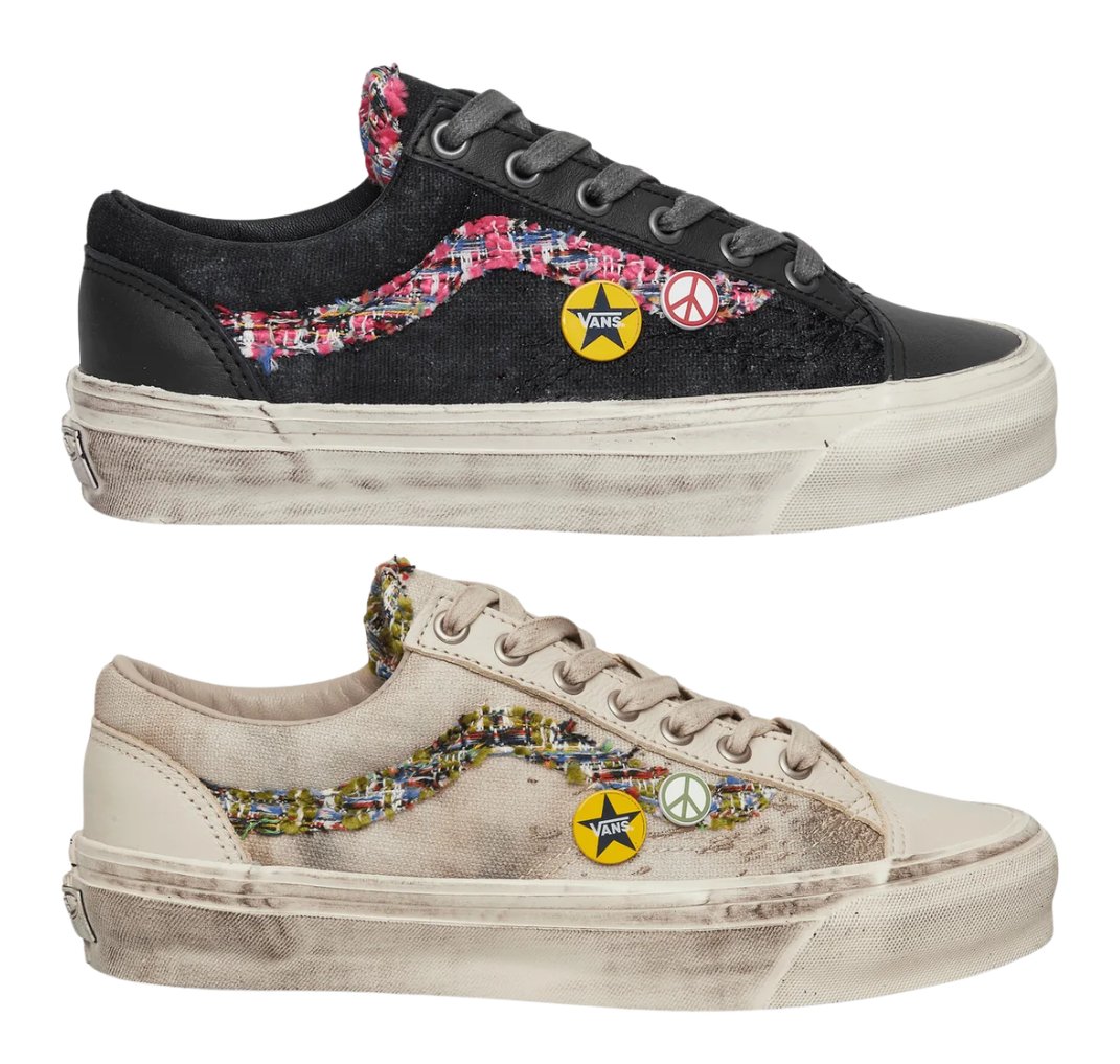 SneakerVisionz's tweet photo. Ad: Vans Old Skool 36 Souvenir @ 6PM EST 

- Slam Jam
Faded Black: https://t.co/Rwnspais90
Oatmeal: https://t.co/IzBRZTl84j https://t.co/bO15YjjREr