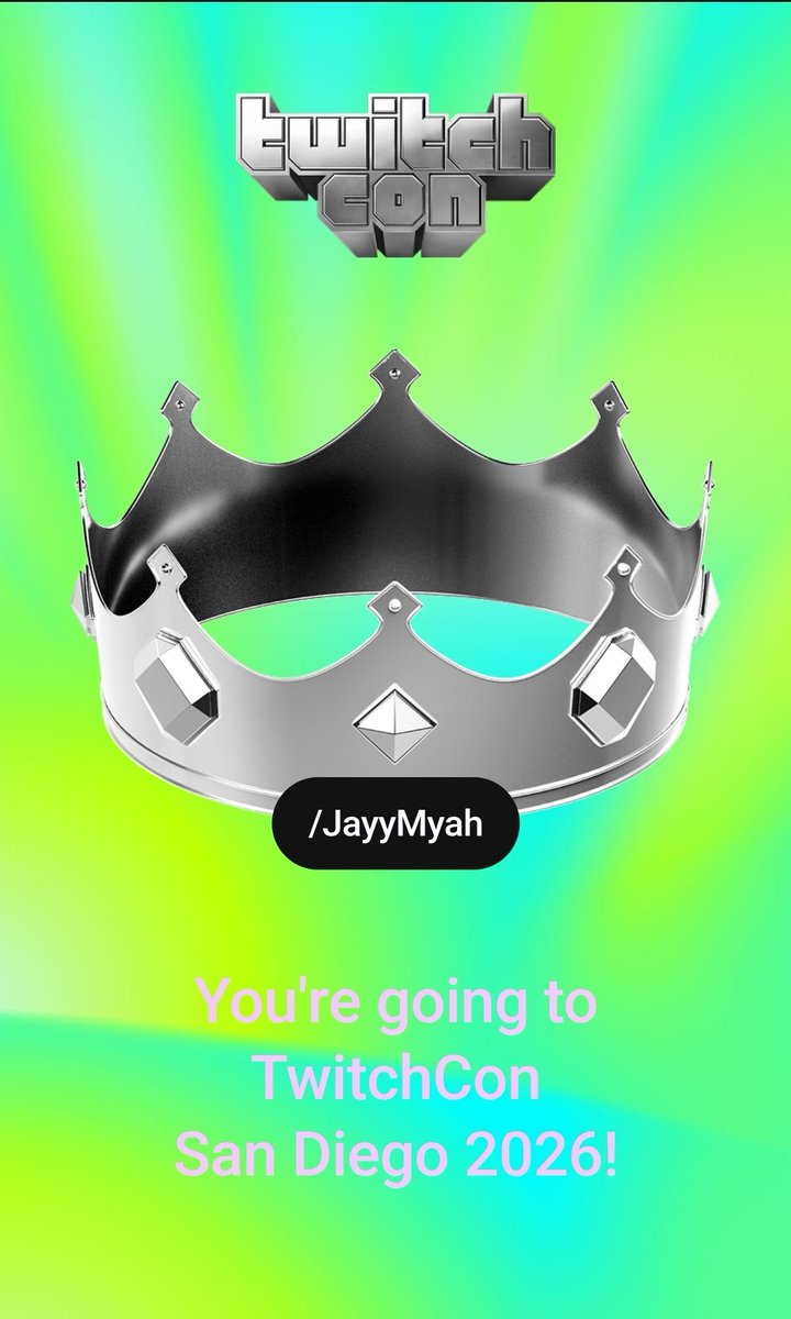 JayyMyah's tweet photo. See you guys there! 
#TwitchCon2026 #TwitchConSD https://t.co/fTNPCafOfj
