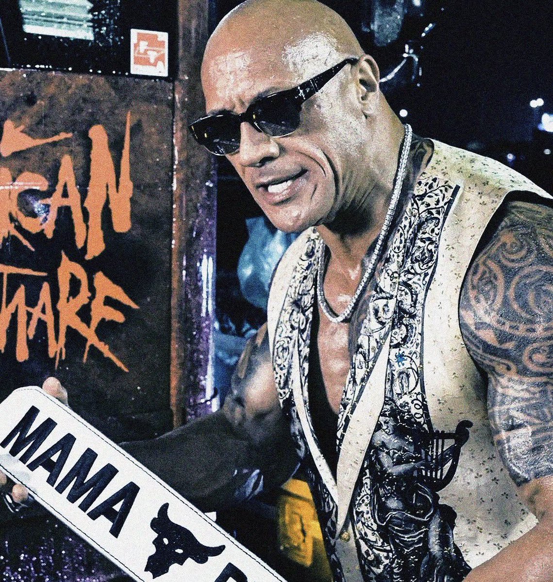 FadeAwayMedia's tweet photo. The Rock believes his character ‘The Final Boss’ is the greatest heel Pro Wrestling has ever seen. https://t.co/oPnGhk1B5t