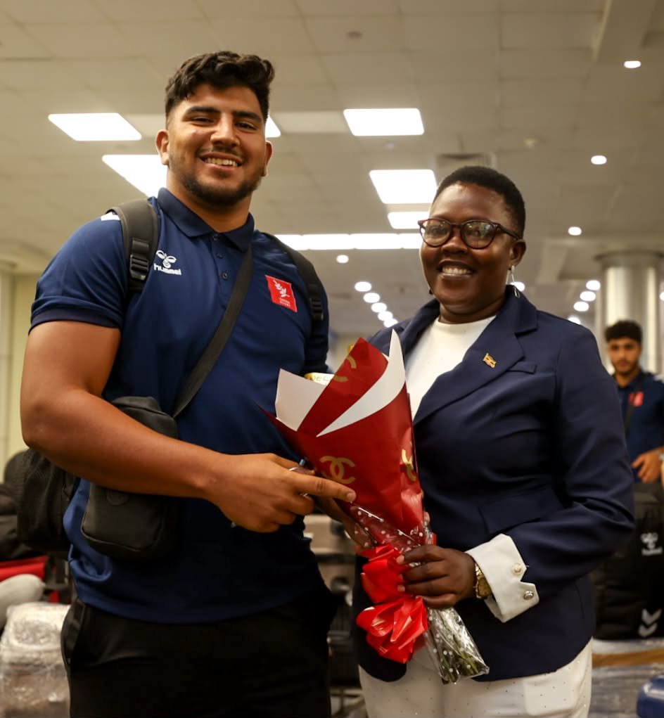 IrampayeDan's tweet photo. Tunisia Men’s U20 team has arrived ahead of #U20BarthesUg26 
Warm-up match vs our U20 Rugby Cranes this Sunday at @Kyadondo_Rugby 
2:00 PM EAT. Be there to support the future of Ugandan rugby 💪
#U20BarthesUg26

#UgandaRugby https://t.co/7pQA04iA5u