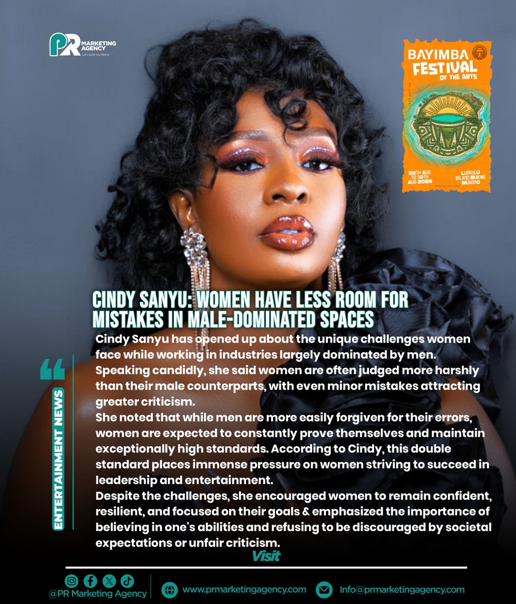PRMarketingAgen's tweet photo. CINDY SANYU SPEAKS OUT.

"Women have less room for mistakes in male-dominated spaces." https://t.co/PUHGDTmInB