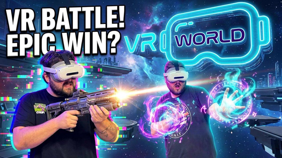 lukewoolleyYT's tweet photo. VR DOMINATORS vs GLITCH ASSASSINS: Who Wins? https://t.co/VdiLnTVGdc via @YouTube
#VR #VRGaming #VRBattle #VRChallenge #MayhemPodcast #TeamTobias #TeamLuke #GlitchAssassins #VRDominators #VRShowdown https://t.co/e2k3RYO7CW