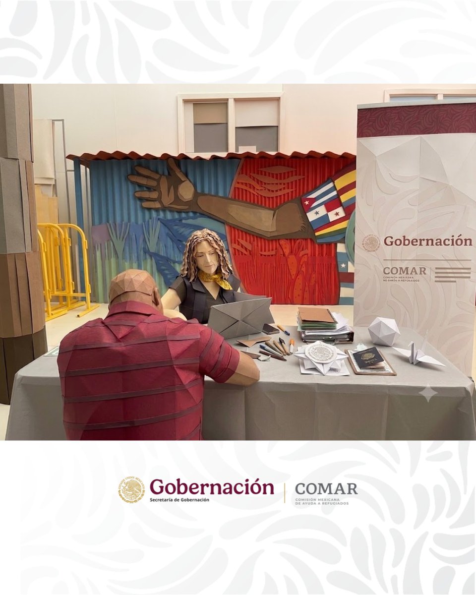 comar_sg's tweet photo. En el marco del 46.º Aniversario de la #COMAR en todas nuestras oficinas, se llevarán a cabo actividades conmemorativas dirigidas a personas solicitantes, reconocidas con la condición de refugiado y con protección complementaria. 🤝✨@SEGOB_mx @arturomedinap @xade_mm https://t.co/5CbzSdsGbB