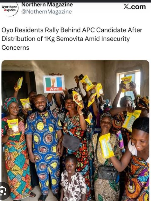 Omatune's tweet photo. EASY BUY 

When they go to the West to campaign, they go with 1 custard of rice, 1 packet of Magnet and 1 ragolis of groundnut' oil.

When they come to the East to campaign, they come with 2 billion naira for only one fabric...

They know those who can be easily bought.

They don't rate home.