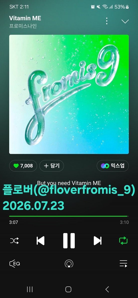 floverfromis_9's tweet photo. @realfromis_9 #fromis_9 #프로미스나인
#GlowME #VitaminME
#Callit_VitaminME

7월 23일 2시
내 비타민이야. 프롬이들이 https://t.co/73FBItXkuv