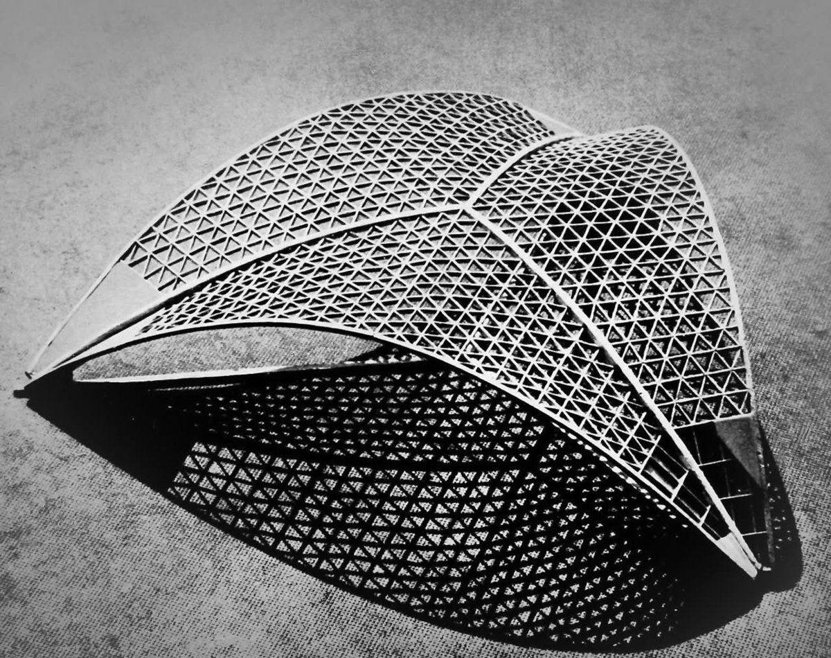 archinerds's tweet photo. Model structure for the Centre National des Industries et Techniques, Robert Edouard Camelot, Jean de Mailly, Bernard Zehrfuss and Jean Prouvé, Paris, France, 1955.
Follow archinerds for your daily dose of architecture
#archinerds #architecture #jeanprouve #cnit #paris https://t.co/rx2DwjU6cd