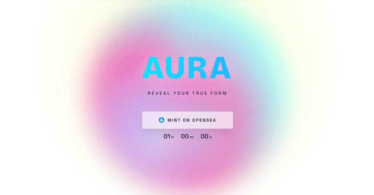 aurareveal's tweet photo. 1 HOUR 

https://t.co/5Rzud37NrI https://t.co/BVM9UXxb32