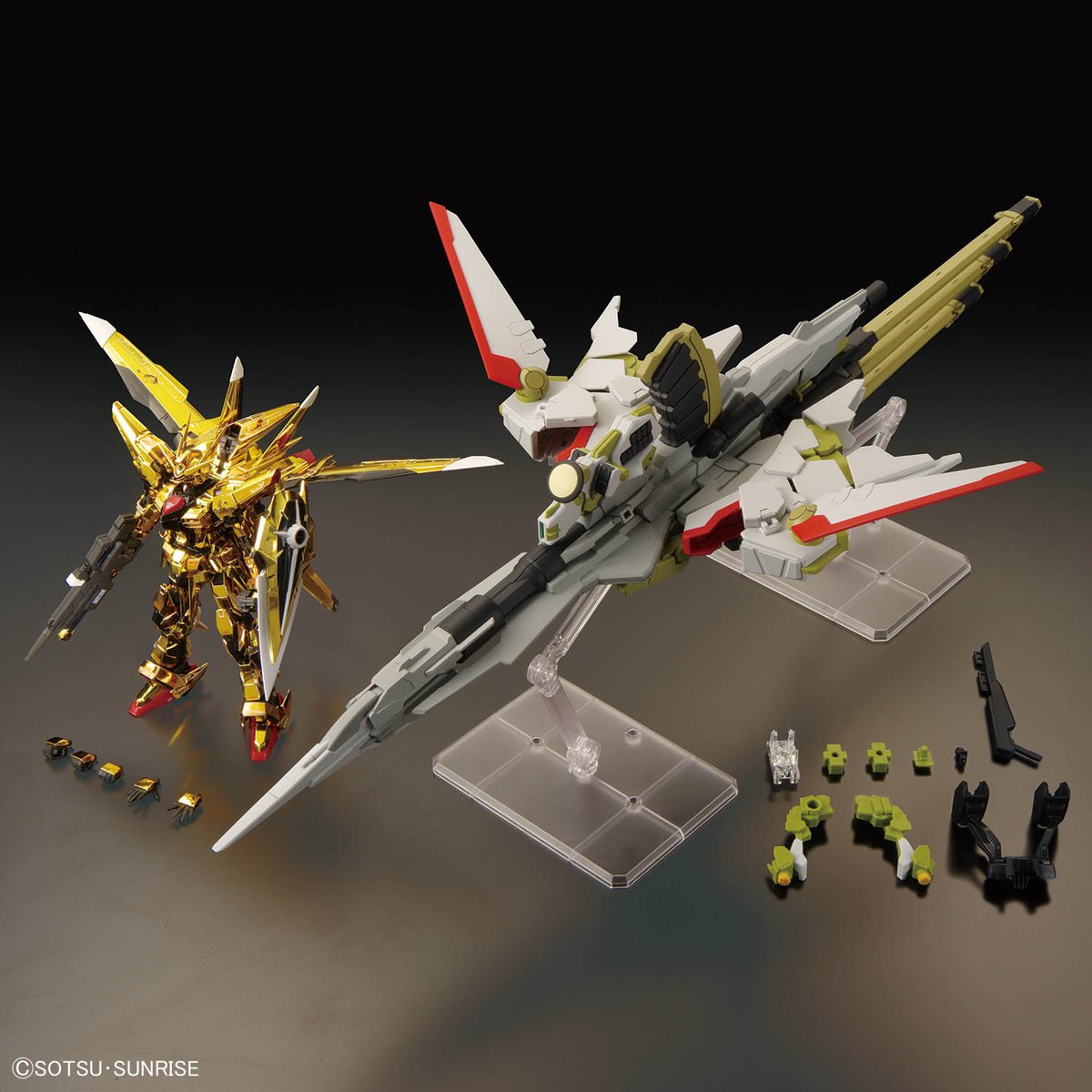 JosephH32149678's tweet photo. The akatsuki isnt playing around anymore with GBASE new
RG 1/144  Akatsuki Gundam (Oowashi Equipment) &amp; HG 1/144 Zeus Silhouette + Custom Joint Parts Set
16,500 yen
August 8, 2026 https://t.co/oNtGtCfQrI
