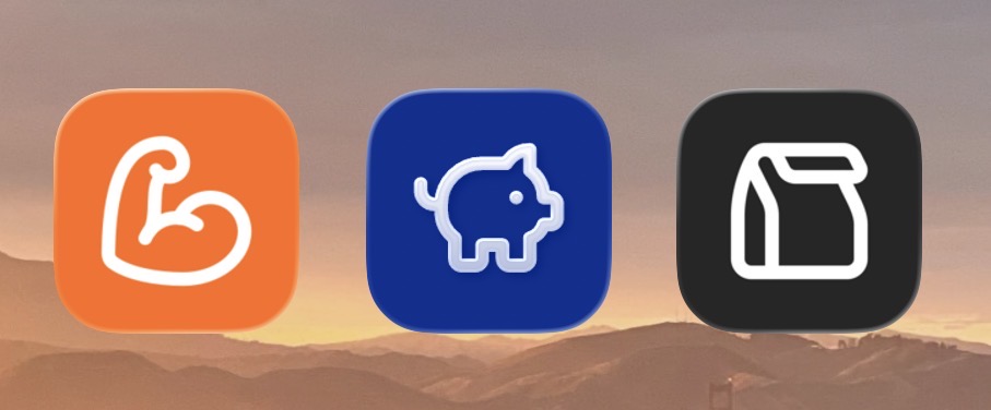 okayzade's tweet photo. my personal software stack. all built while playtesting the new design of the Replit mobile app. https://t.co/zBAdLWnWX2
