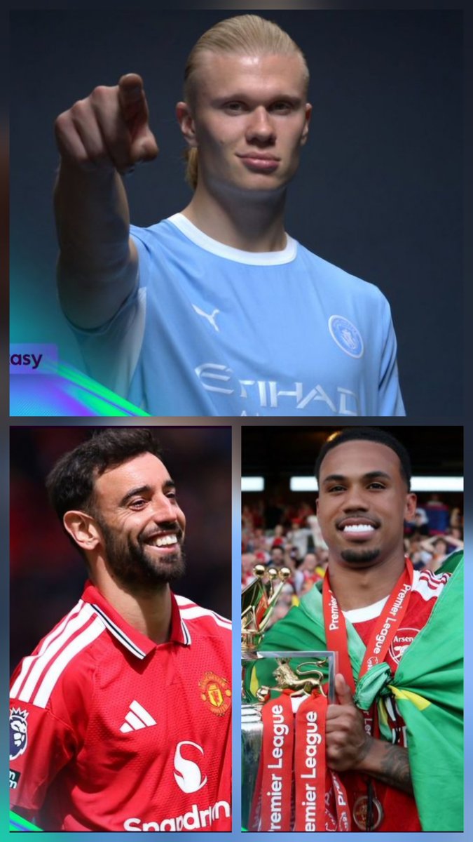 RoyalBlueFPL's tweet photo. Okay so we've had 3 FPL price reveals now:

🔹️Haaland (£15.5m)
🔹️ Fernandes (£12m)
🔹️ Gabriel (£8m)

What are your initial reaction to these prices?

For me, Haaland will 100% be in my GW1 team, he always starts strong.

Bruno and Gabriel are very much 50/50 atm. https://t.co/HrJZkg3pwt