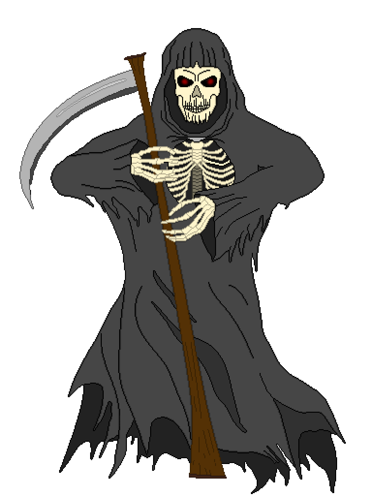 Sorabotics's tweet photo. Art Devlog #2 for No Death No Life: Death! This was probably the most night and day transformation, all thanks to my amazing, talented wife who drew up the new concept art for me to pixelate/finalize! #indiedev #HorrorGaming https://t.co/UJJ5btMpc1