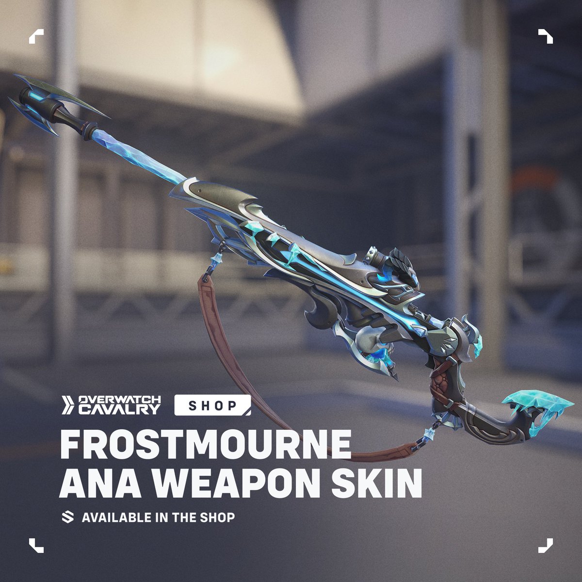 OWCavalry's tweet photo. Closer Look at the Frostmourne Ana Weapon Skin in #Overwatch 🧊 https://t.co/NzZmXagi9S