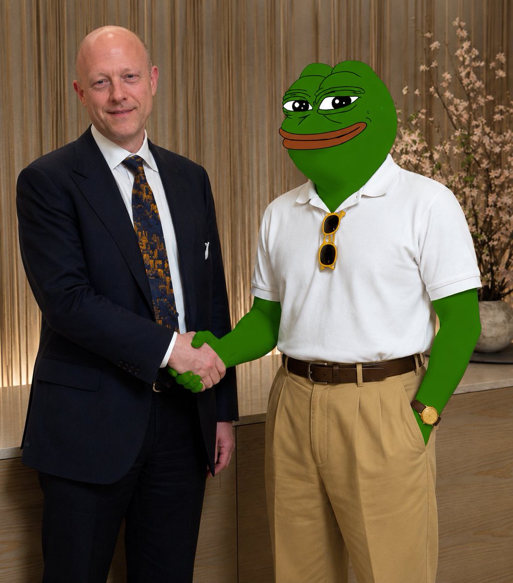 Arc_Pepe_'s tweet photo. One handshake can change everything

Deal closed @jerallaire  🐸 https://t.co/sfFDGIbMqV