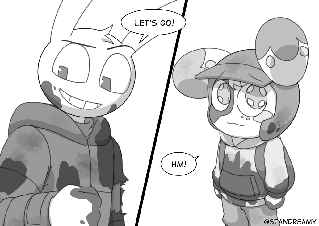 Standreamy's tweet photo. Mama rabbit is fine!🐰🩸

#funnybunny #tadc #tadcfanart

80/? https://t.co/FoJlQR7cDk
