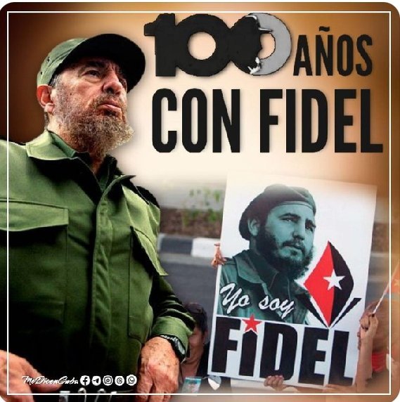 TV_Solvision's tweet photo. #100AñosConFidel
 #Cuba
Con tus ideales sembraste la verdad, luchando siempre por la dignidad... https://t.co/cxuJuTQdTy
