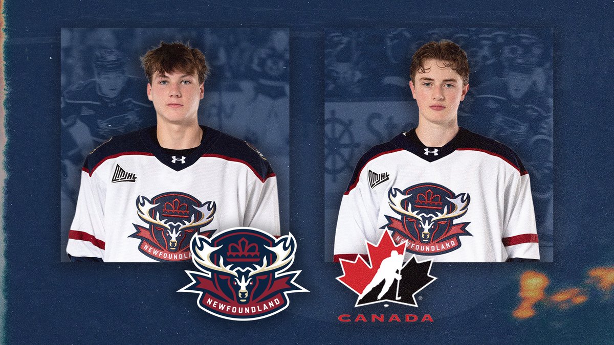 nlregiment's tweet photo. The Newfoundland Regiment are proud to announce defenceman Quinn Norman and forward Ben Veitch have both been invited to participate in Canada’s National Men’s Summer Under-18 Team training camp 🍁

🔗: https://t.co/qaZuhG92xN

Unite. Inspire. Defend. https://t.co/ocvCT9lioj