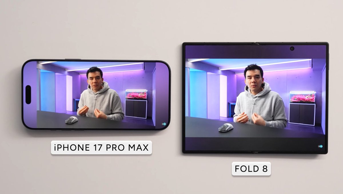 TECHINFOSOCIALS's tweet photo. So does this Samsung Z Fold 8 Type Form Factor make sense?? https://t.co/A3ojb21f2X
