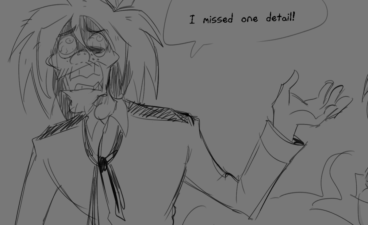 penrepository_X's tweet photo. "Not gonna lie, it would be very terrifying to see Fritz being angry or serious rather than his lunatic self" -> i lend a small collage of fritz doodles that i think fall under this category, lots of these are majorly based off of his evil route / ult end art. anyhow (...) https://t.co/5rT163XZz2