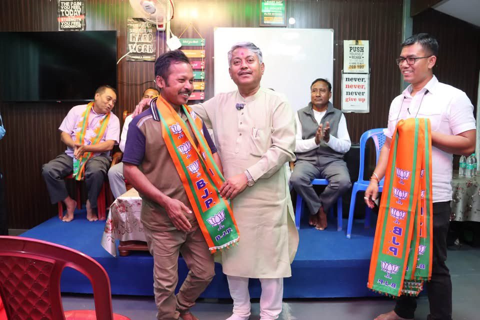 KonthoujamG's tweet photo. A significant boost to the BJP family as six families from Nachou Village, formerly associated with the JDU, have officially joined the BJP Bishnupur Mandal at Nachou.
Their joining reflects growing faith in the BJP's vision, leadership, and commitment to serving the people. This development has further strengthened the party's booth-level organization in the Bishnupur Assembly Constituency, enhancing our grassroots presence and organizational strength.
We extend our heartfelt welcome to all the new members and look forward to working together for the development, prosperity, and progress of Bishnupur.