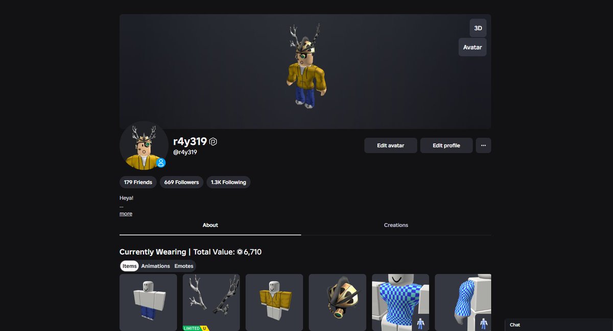 r4y319's tweet photo. Roblox has slightly updated the profile header layout, likely in preparation for the release of Profile Backgrounds. https://t.co/tl5e70xZZU