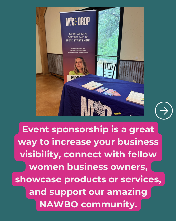 nawboSA's tweet photo. Looking for a meaningful way to increase your visibility while supporting women in business? Sponsor an upcoming NAWBO San Antonio event!

We'd love to partner with you! Reach out to info@nawbosa.org today to learn more about available opportunities. https://t.co/Axu0F1TXPL